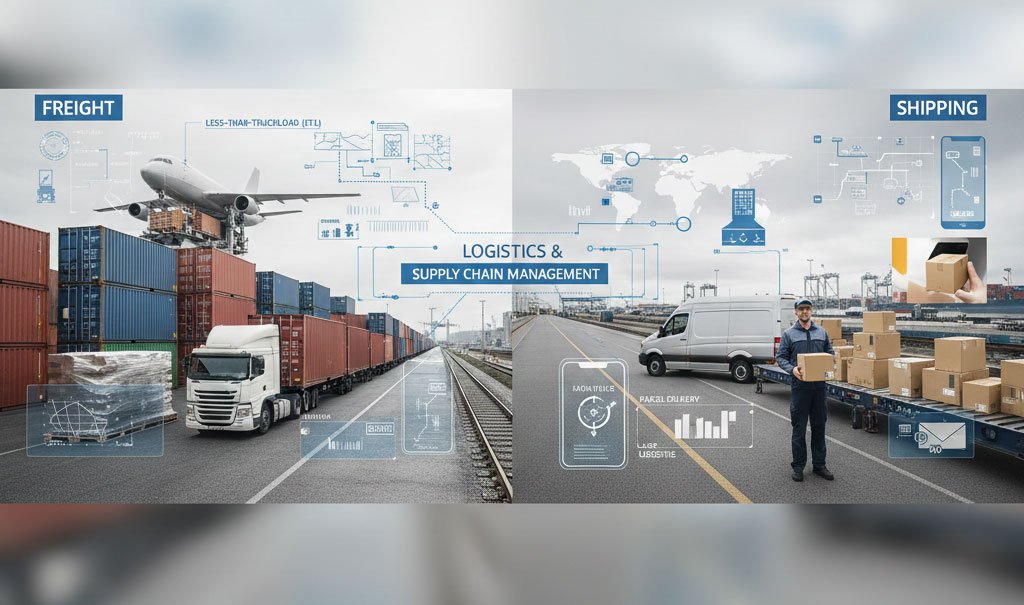 What Is The Difference Between Freight And Shipping?